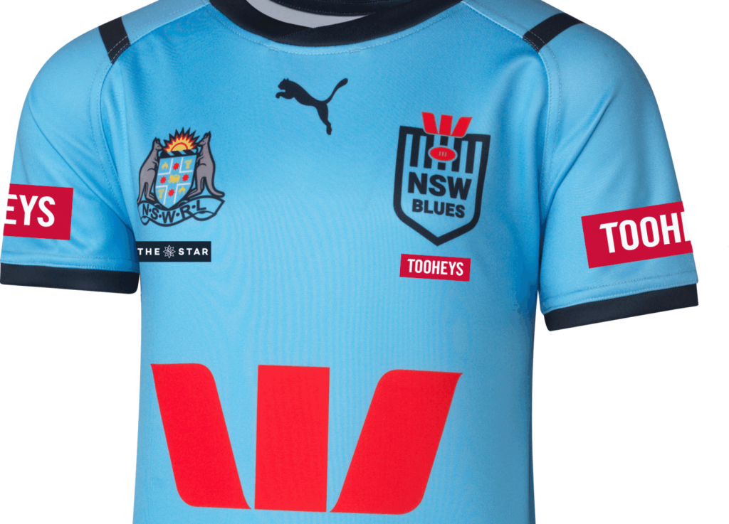 2024 NSW BLUES JERSEY REPLICA LADIES by PUMA State of Origin